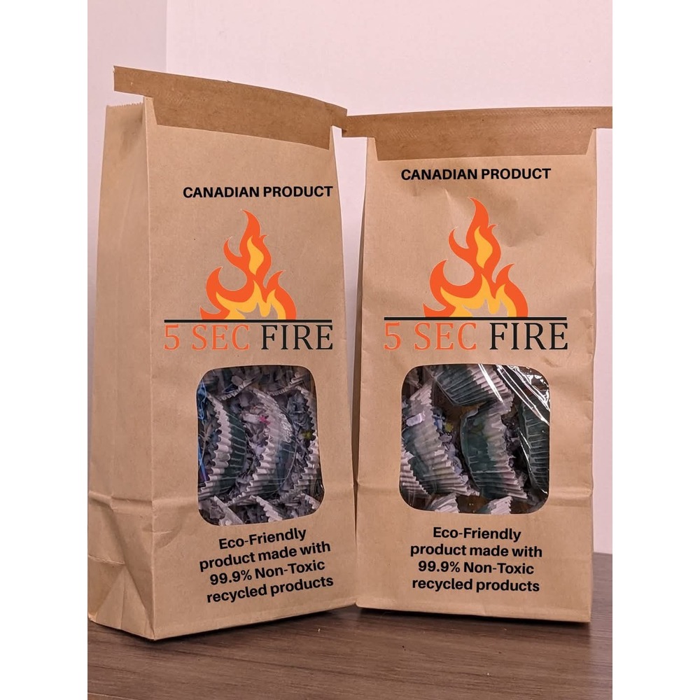 Fire Starter 10pc Adventure‎ 99.9% Recycled Canadian Made Camping Fireplace BBQ